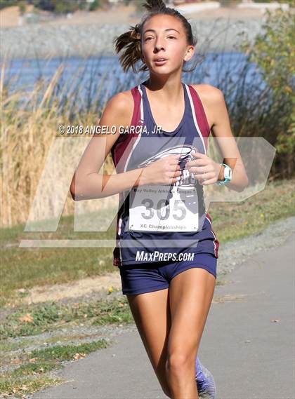 Thumbnail 2 in BVAL Girls Cross Country Championship photogallery.