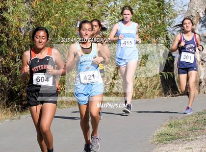 Thumbnail 3 in BVAL Girls Cross Country Championship photogallery.