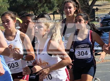 Thumbnail 3 in BVAL Girls Cross Country Championship photogallery.