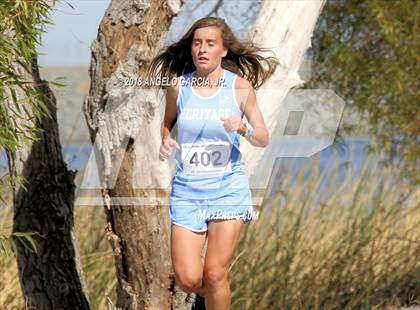 Thumbnail 1 in BVAL Girls Cross Country Championship photogallery.