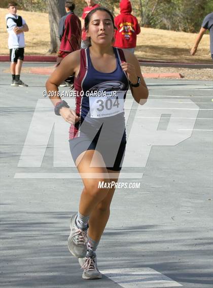 Thumbnail 2 in BVAL Girls Cross Country Championship photogallery.