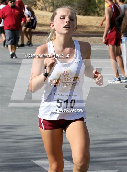 Thumbnail 1 in BVAL Girls Cross Country Championship photogallery.