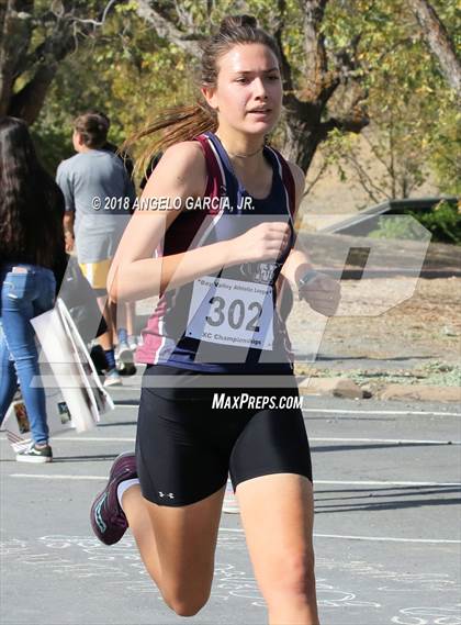 Thumbnail 3 in BVAL Girls Cross Country Championship photogallery.