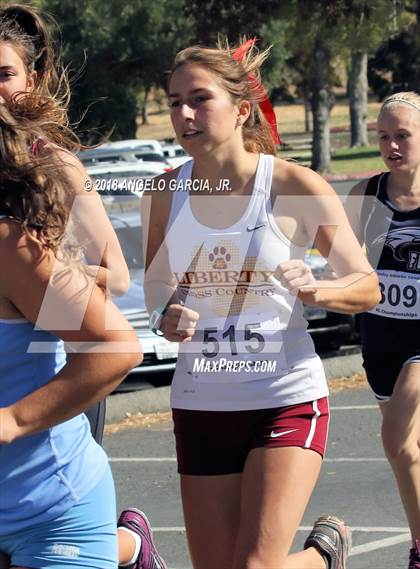 Thumbnail 1 in BVAL Girls Cross Country Championship photogallery.