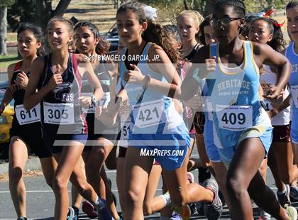 Thumbnail 1 in BVAL Girls Cross Country Championship photogallery.