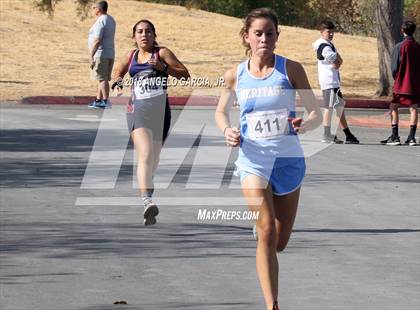 Thumbnail 2 in BVAL Girls Cross Country Championship photogallery.