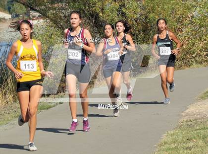 Thumbnail 1 in BVAL Girls Cross Country Championship photogallery.