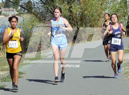 Thumbnail 3 in BVAL Girls Cross Country Championship photogallery.