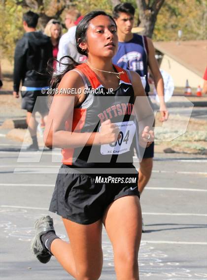 Thumbnail 2 in BVAL Girls Cross Country Championship photogallery.