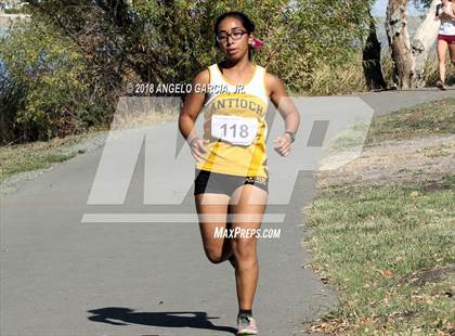 Thumbnail 2 in BVAL Girls Cross Country Championship photogallery.