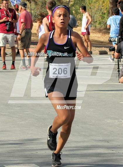 Thumbnail 2 in BVAL Girls Cross Country Championship photogallery.