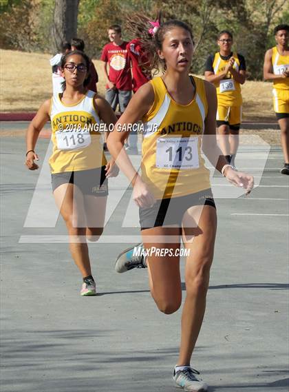 Thumbnail 2 in BVAL Girls Cross Country Championship photogallery.