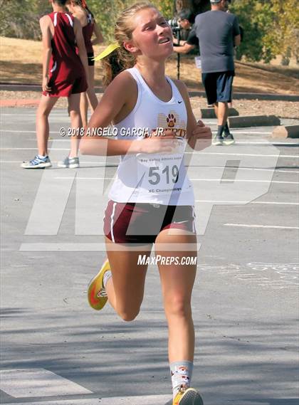 Thumbnail 2 in BVAL Girls Cross Country Championship photogallery.