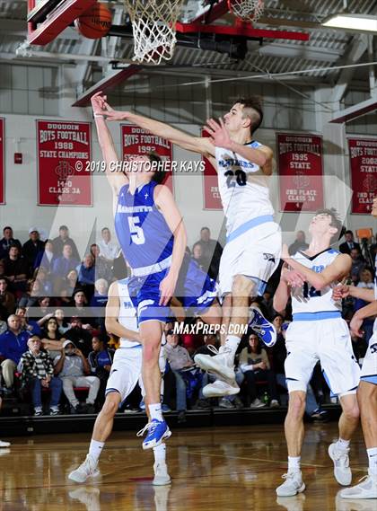 Thumbnail 1 in Marquette Catholic vs. Pinckneyville (IHSA 2A Sectional Semifinal) photogallery.