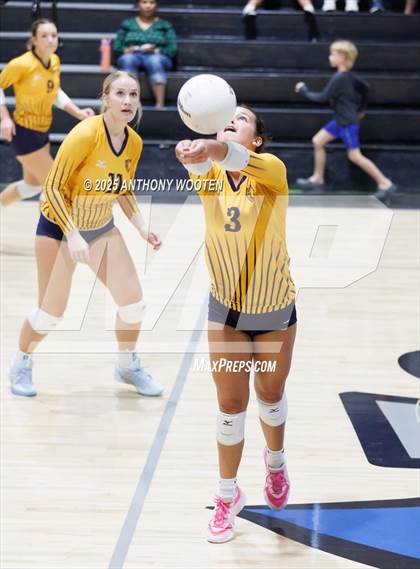 Thumbnail 3 in Trinity of Durham and Chapel Hill vs Fayetteville Christian (Warrior Fall Showcase) photogallery.