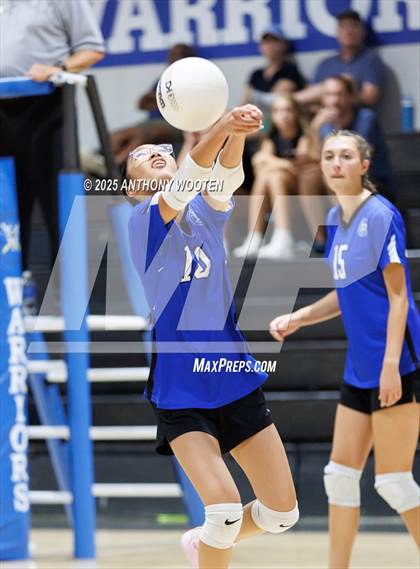 Thumbnail 2 in Trinity of Durham and Chapel Hill vs Fayetteville Christian (Warrior Fall Showcase) photogallery.
