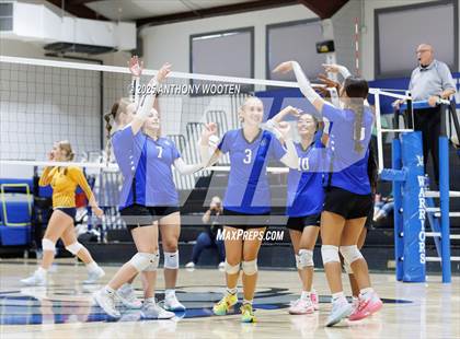 Thumbnail 3 in Trinity of Durham and Chapel Hill vs Fayetteville Christian (Warrior Fall Showcase) photogallery.