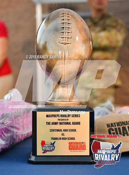 Thumbnail 1 in Franklin @ Centennial (2017 MaxPreps Rivalry Series) photogallery.