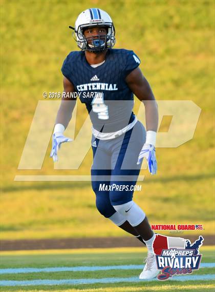 Thumbnail 2 in Franklin @ Centennial (2017 MaxPreps Rivalry Series) photogallery.