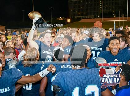 Thumbnail 2 in Franklin @ Centennial (2017 MaxPreps Rivalry Series) photogallery.