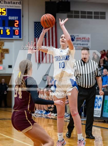 Thumbnail 3 in Brebeuf Jesuit Preparatory @ Indianapolis Bishop Chatard (IHSAA 3A Sectional 27 Rd 1) photogallery.