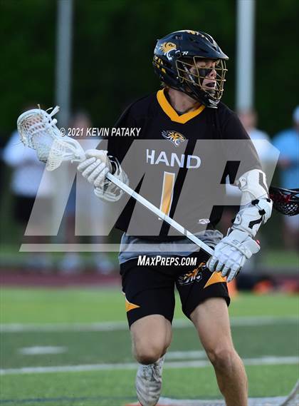 Thumbnail 3 in Daniel Hand vs. Fairfield Prep (SCC D1 Final) photogallery.