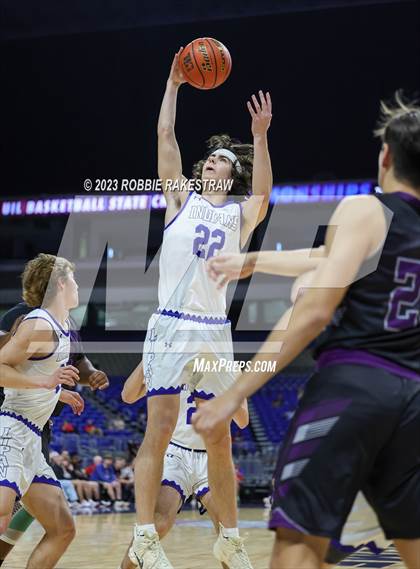 Thumbnail 1 in Lipan vs. LaPoynor (UIL 2A Basketball State Final) photogallery.