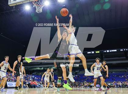Thumbnail 1 in Lipan vs. LaPoynor (UIL 2A Basketball State Final) photogallery.