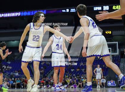 Thumbnail 2 in Lipan vs. LaPoynor (UIL 2A Basketball State Final) photogallery.