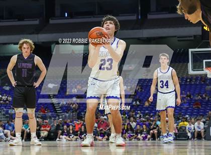 Thumbnail 3 in Lipan vs. LaPoynor (UIL 2A Basketball State Final) photogallery.