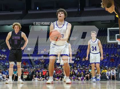 Thumbnail 2 in Lipan vs. LaPoynor (UIL 2A Basketball State Final) photogallery.