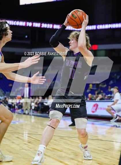 Thumbnail 1 in Lipan vs. LaPoynor (UIL 2A Basketball State Final) photogallery.