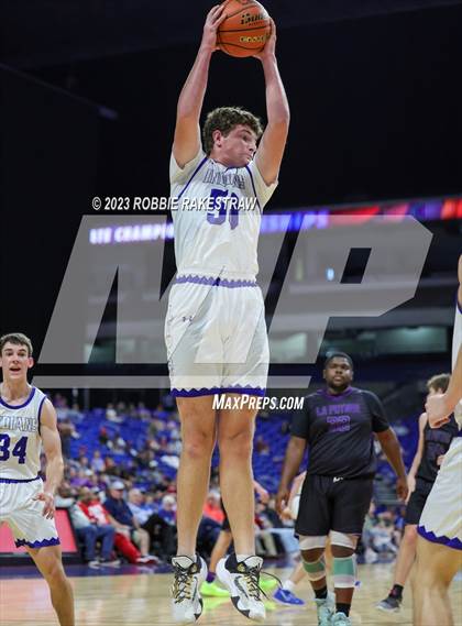 Thumbnail 3 in Lipan vs. LaPoynor (UIL 2A Basketball State Final) photogallery.