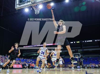 Thumbnail 3 in Lipan vs. LaPoynor (UIL 2A Basketball State Final) photogallery.