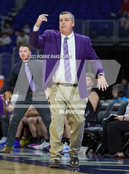 Thumbnail 2 in Lipan vs. LaPoynor (UIL 2A Basketball State Final) photogallery.