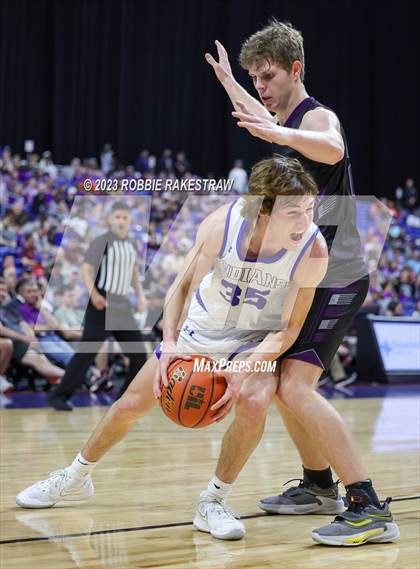 Thumbnail 2 in Lipan vs. LaPoynor (UIL 2A Basketball State Final) photogallery.