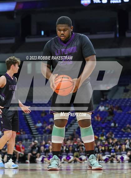 Thumbnail 3 in Lipan vs. LaPoynor (UIL 2A Basketball State Final) photogallery.