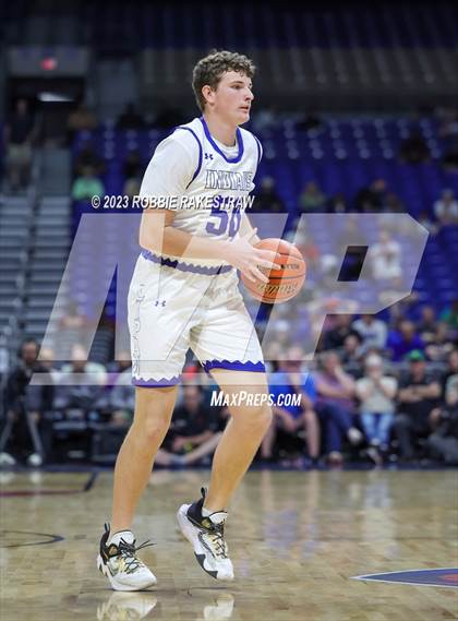 Thumbnail 2 in Lipan vs. LaPoynor (UIL 2A Basketball State Final) photogallery.