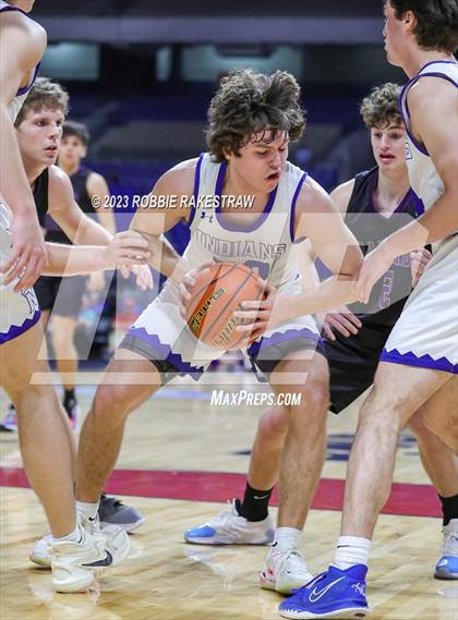 Thumbnail 2 in Lipan vs. LaPoynor (UIL 2A Basketball State Final) photogallery.