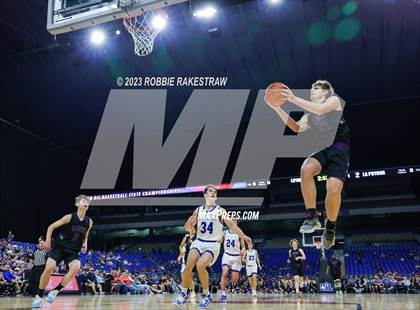 Thumbnail 3 in Lipan vs. LaPoynor (UIL 2A Basketball State Final) photogallery.