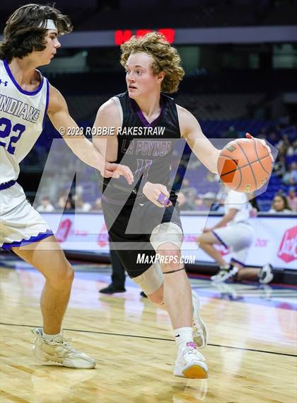 Thumbnail 2 in Lipan vs. LaPoynor (UIL 2A Basketball State Final) photogallery.