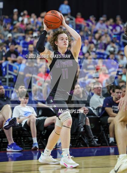 Thumbnail 2 in Lipan vs. LaPoynor (UIL 2A Basketball State Final) photogallery.
