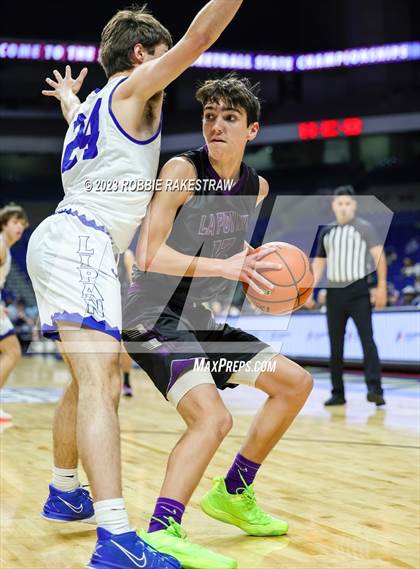 Thumbnail 3 in Lipan vs. LaPoynor (UIL 2A Basketball State Final) photogallery.