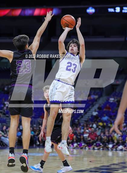 Thumbnail 3 in Lipan vs. LaPoynor (UIL 2A Basketball State Final) photogallery.