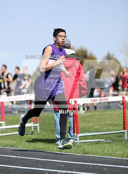 Thumbnail 3 in Yuma Invitational Track Meet photogallery.