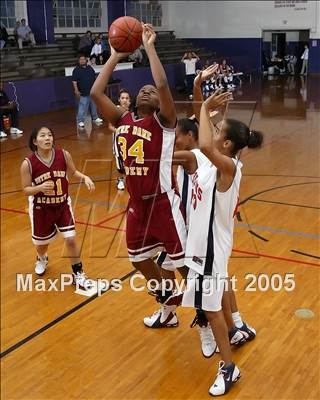 Thumbnail 3 in Pacific Hills vs. Notre Dame Academy (St. Anthony Tourney) photogallery.
