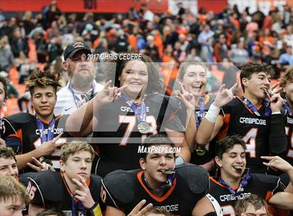 Thumbnail 2 in Cambridge vs. Maple Grove (NYSPHSAA Class D Championship) photogallery.