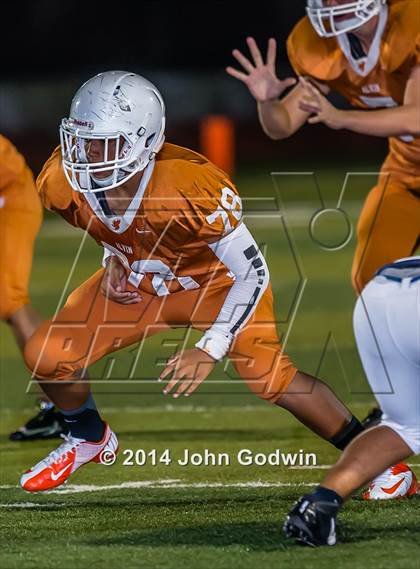 Thumbnail 3 in Alvin JV Orange vs Manvel JV White photogallery.