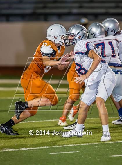 Thumbnail 2 in Alvin JV Orange vs Manvel JV White photogallery.