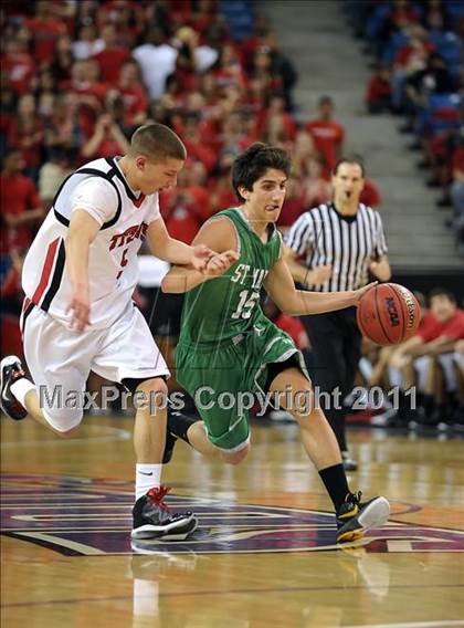 Thumbnail 3 in St. Mary's vs. Antelope (CIF SJS D2 Final) photogallery.